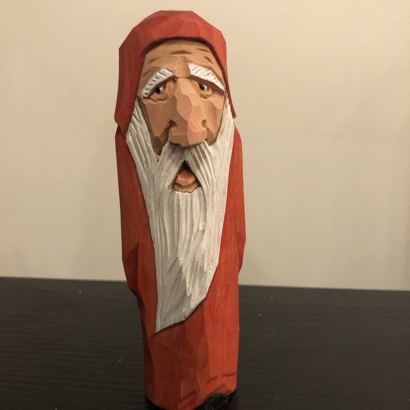 Wood Carving - Santa (Regular)