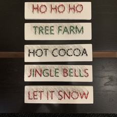 Strung on Nails Holiday String Art Phrases Assorted - Medium