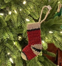 Karen Rask Crochet Ornament - Stocking (Assorted)