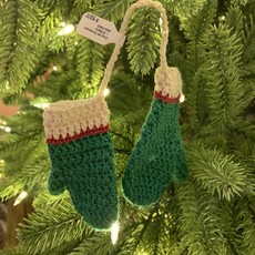 Crochet Ornament - Mittens (Assorted)