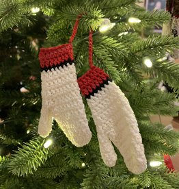 Karen Rask Crochet Ornament - Mittens (Assorted)