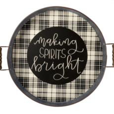 Volume One Metal Tray - Making Spirits Bright