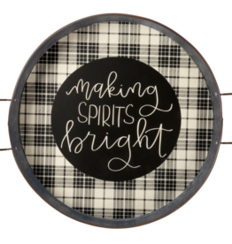 Volume One Metal Tray - Making Spirits Bright