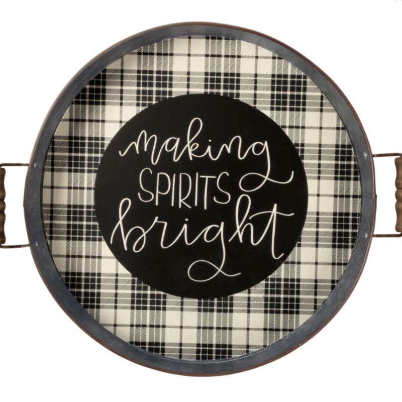 Volume One Metal Tray - Making Spirits Bright