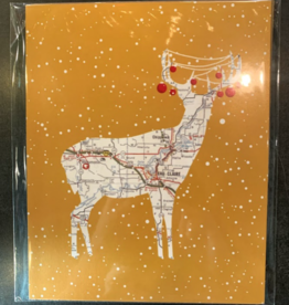 Volume One Holiday Mini Print - Animal Map