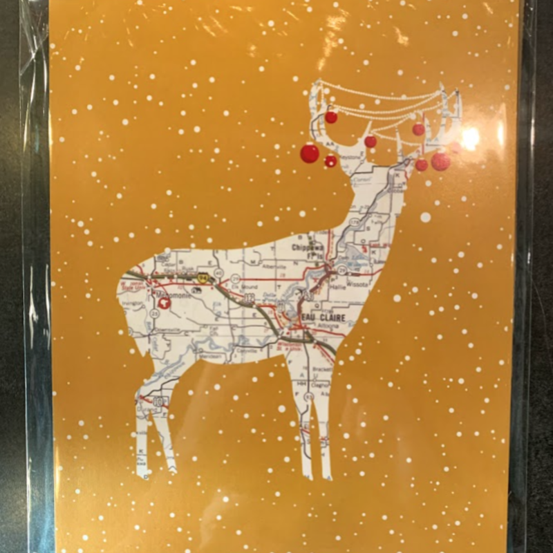 Volume One Holiday Mini Print - Animal Map