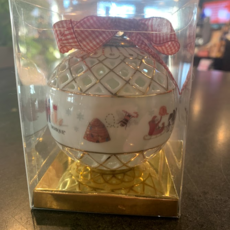 dishique Ornament - Eau Claire Christmas Lattice (Boxed)