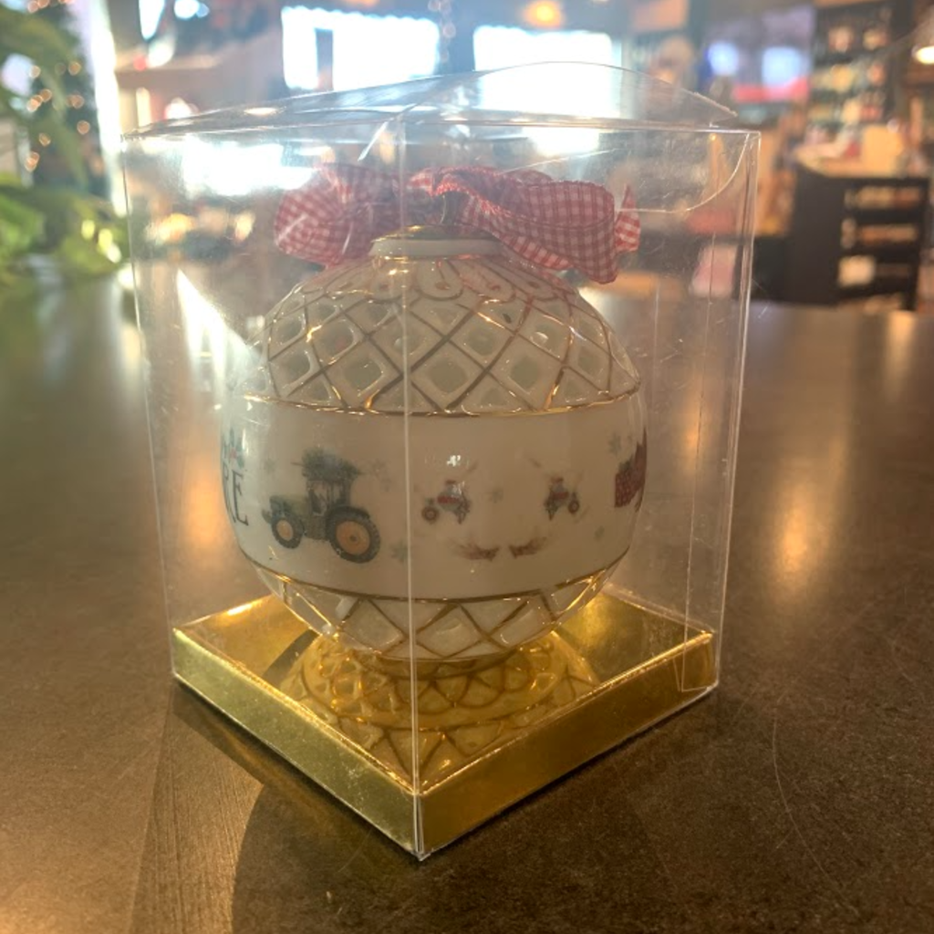 dishique Ornament - Eau Claire Christmas Lattice (Boxed)