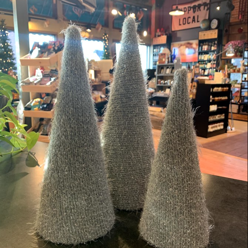 Strung on Nails Fabric Christmas Tree - Small (Assorted)