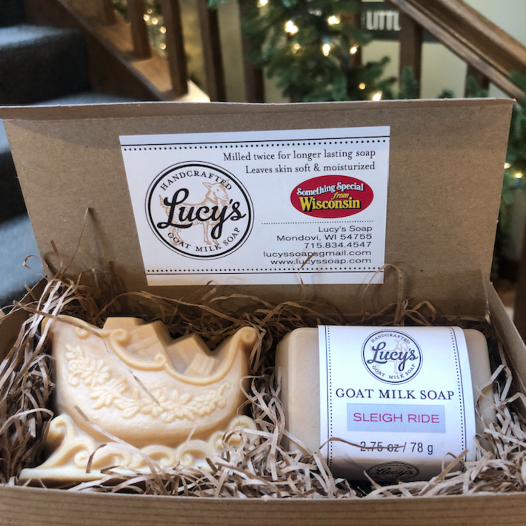 Lucy's Goat Milk Soap Lucy's Goat Milk Soap - Sleigh & Handbar Boxed Set