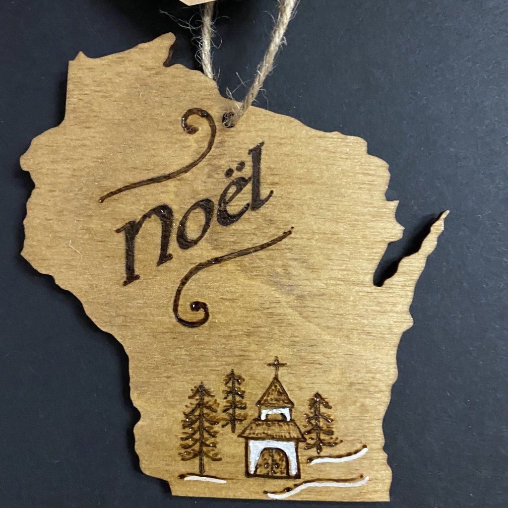 Wisco Cheer Wisco Cheer Ornament - WI  Noel