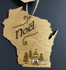 Wisco Cheer Wisco Cheer Ornament - WI  Noel