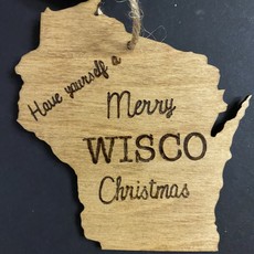 Wisco Cheer Wisco Cheer Ornament - WI Merry Wisco