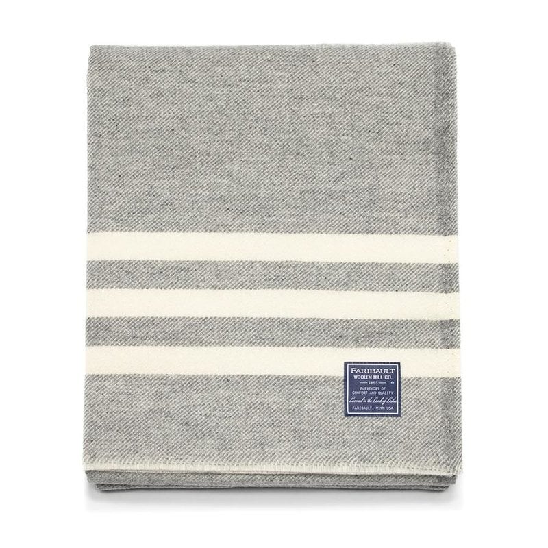 Faribault Mills Wool Throw - Trapper