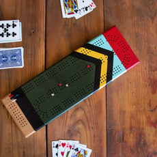 Sanborn Canoe Company Sanborn Painted Cribbage Board - Scout