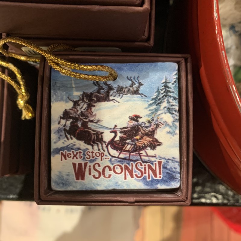 Volume One Next Stop Wisconsin Ornament