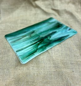 Karen Clark Fused Glass Dish - Assorted Colors (5x7)