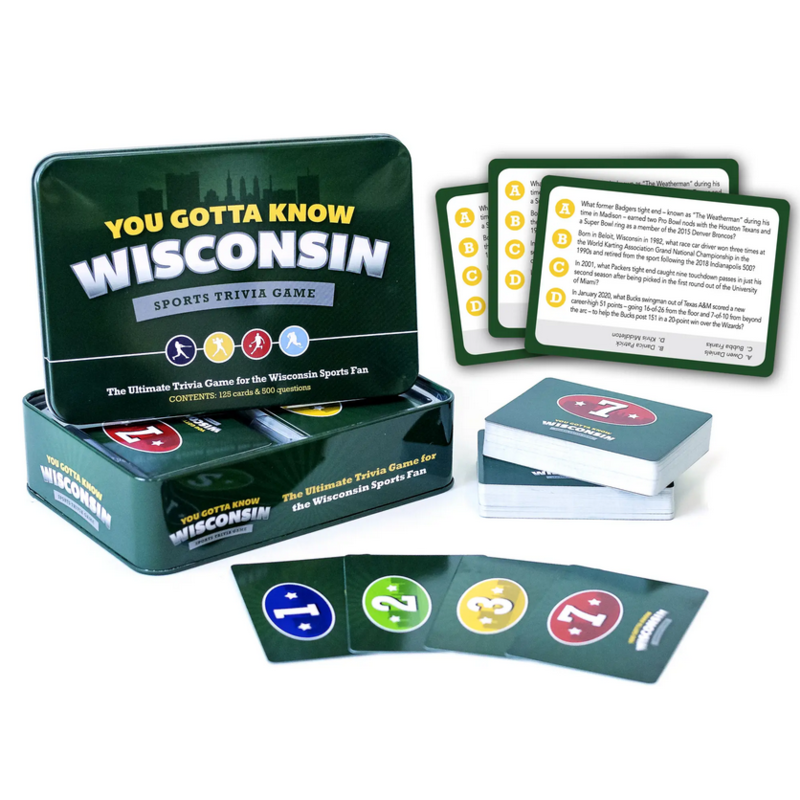 Volume One You Gotta Know Wisconsin: Sports Trivia Game