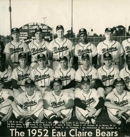 Volume One Vintage Eau Claire Baseball Print (1952 Eau Claire Bears)