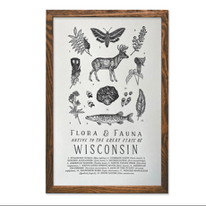 The Wild Wander (Faire) Wisconsin Field Guide Print (11x17)