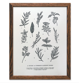 The Wild Wander (Faire) Guide to Garden Herbs Chart (11x14)