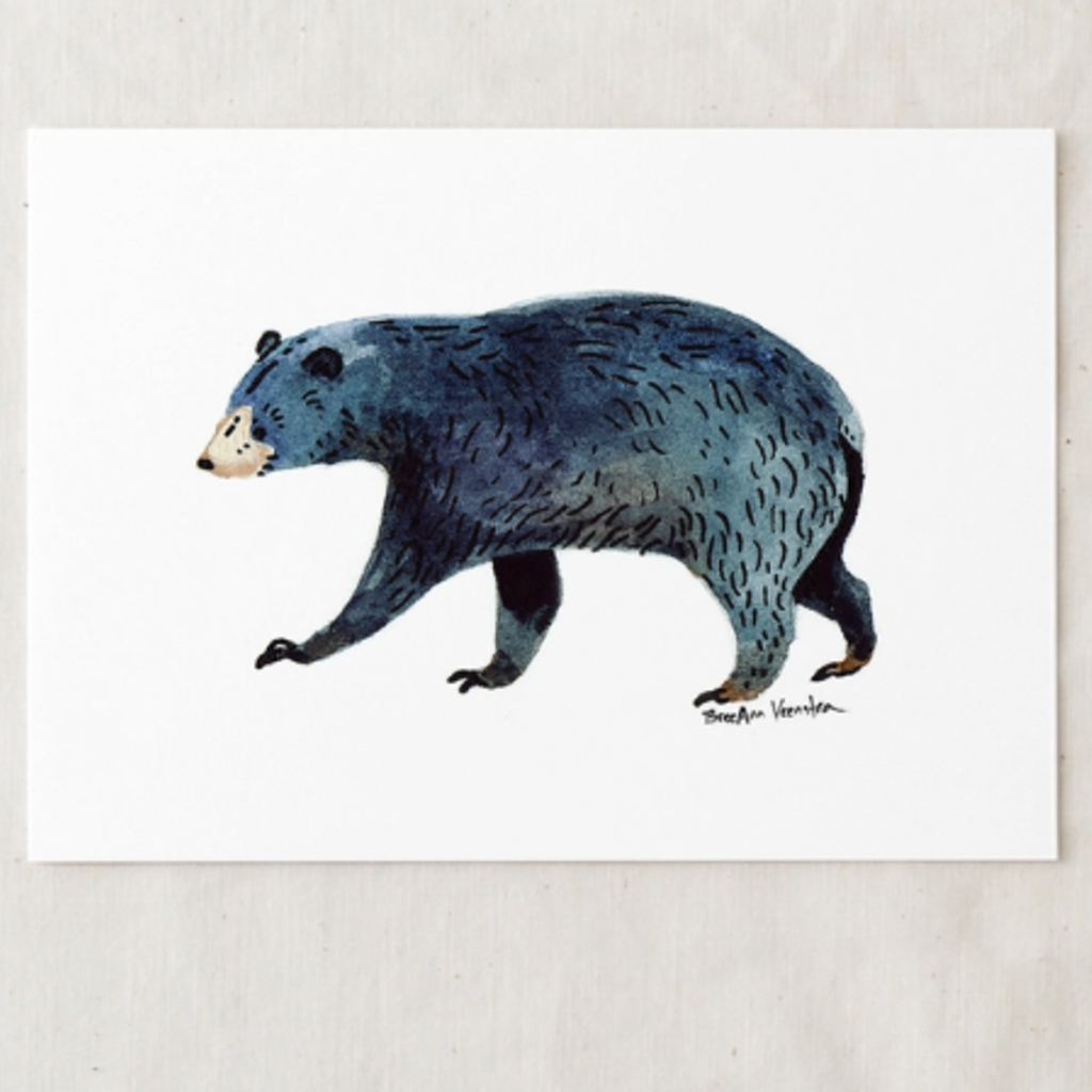 Black Bear Art Print (5x7)