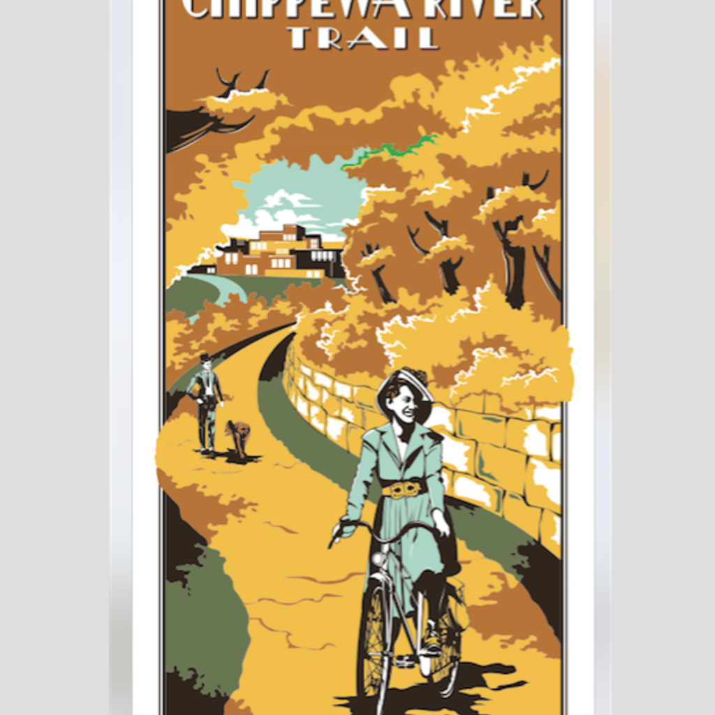 Volume One Vintage Tourism Poster - Chippewa River Trail