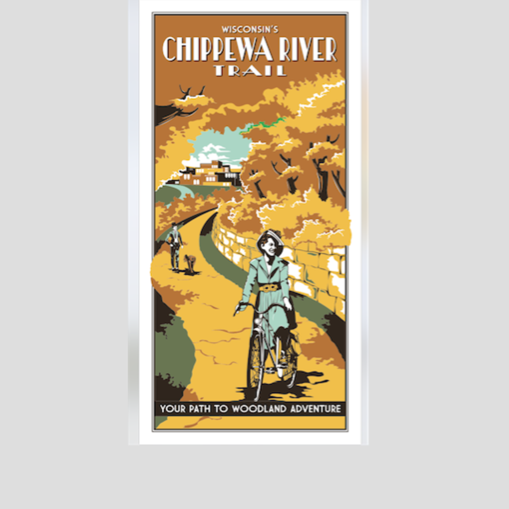 Volume One Vintage Tourism Poster - Chippewa River Trail