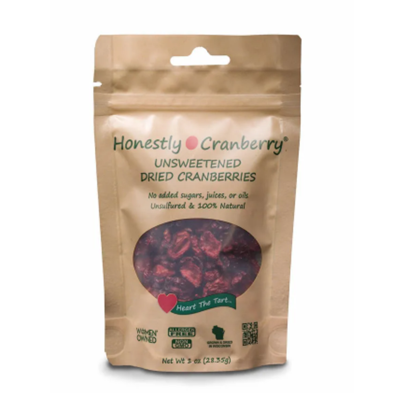 Honestly Cranberry Unsweetened Dried Cranberry - 1oz.