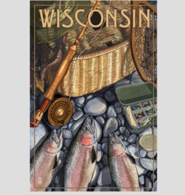 Volume One Wisconsin Fishing Still Life Print (12x18)