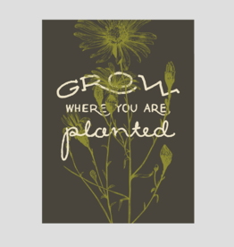 Volume One Grow Where You Are Planted Print