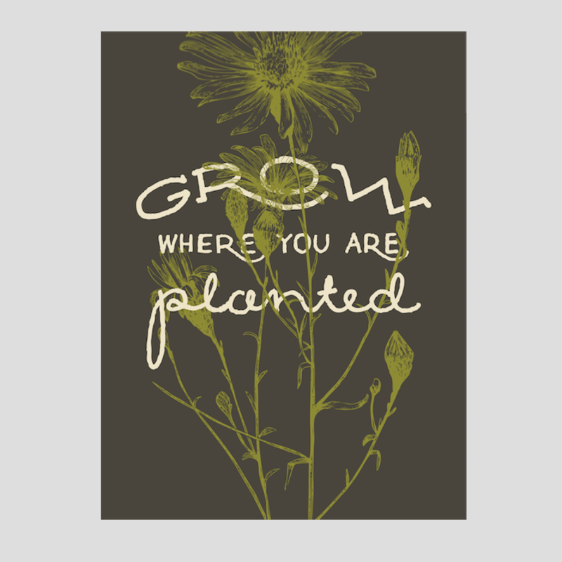 Volume One Grow Where You Are Planted Print