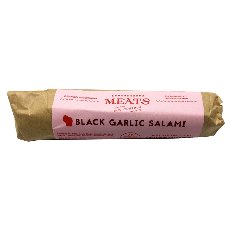 Underground Meats Salami - Black Garlic (2 oz.)