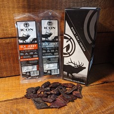 Icon Meats Elk Jerky Strips - Peppered Savory (2 oz)