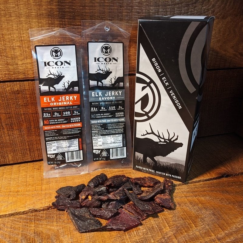 Icon Meats Elk Jerky Strips - Original (2 oz.)