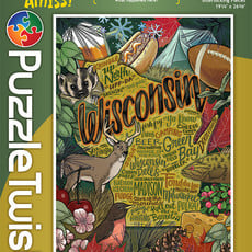 Puzzle Twist The Badger State Jigsaw Puzzle