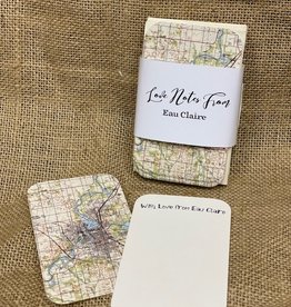 Volume One Mini Love Notes from Eau Claire (20 Map Notecards)