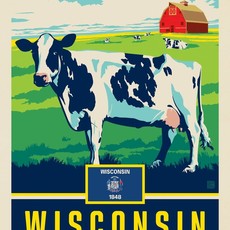 Anderson Design Group Wisconsin State Pride (The Badger State) Print