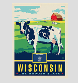 Anderson Design Group Wisconsin State Pride (The Badger State) Print