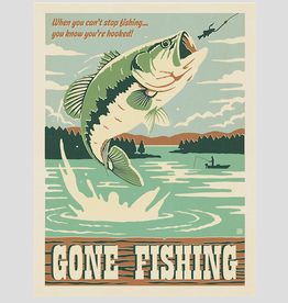 Gone Fishing Print