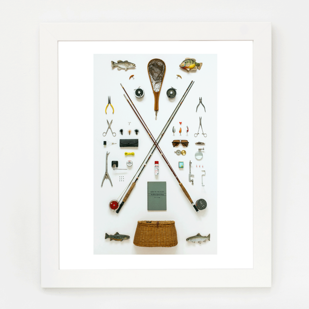 Field Guide Designs Fly Fisherman Art Print (11x14)