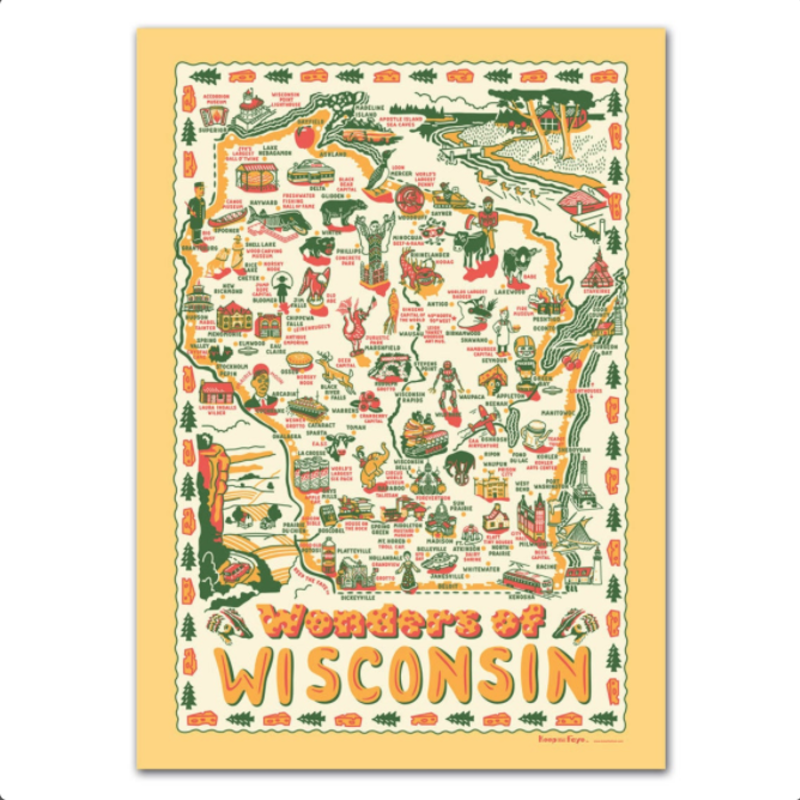 Keep the Faye Wonders of Wisconsin Print