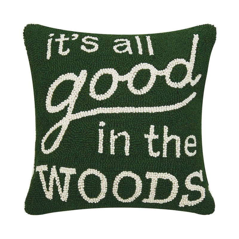 Volume One Hook Pillow - All Good in the Woods