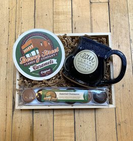 Volume One Gift Basket - Stoneware and Caramels