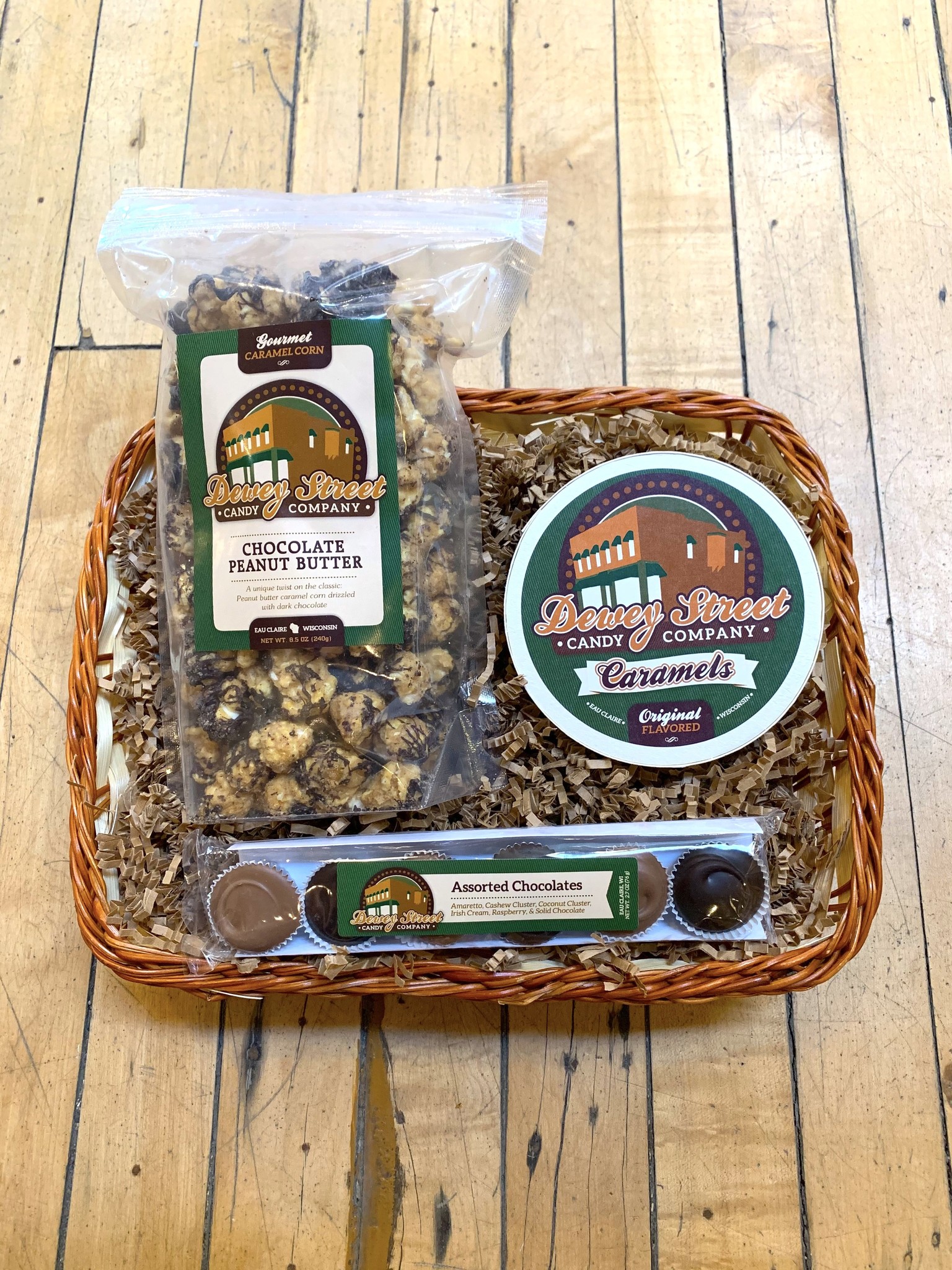 Gift Basket Caramels & Chocolates The Local Store