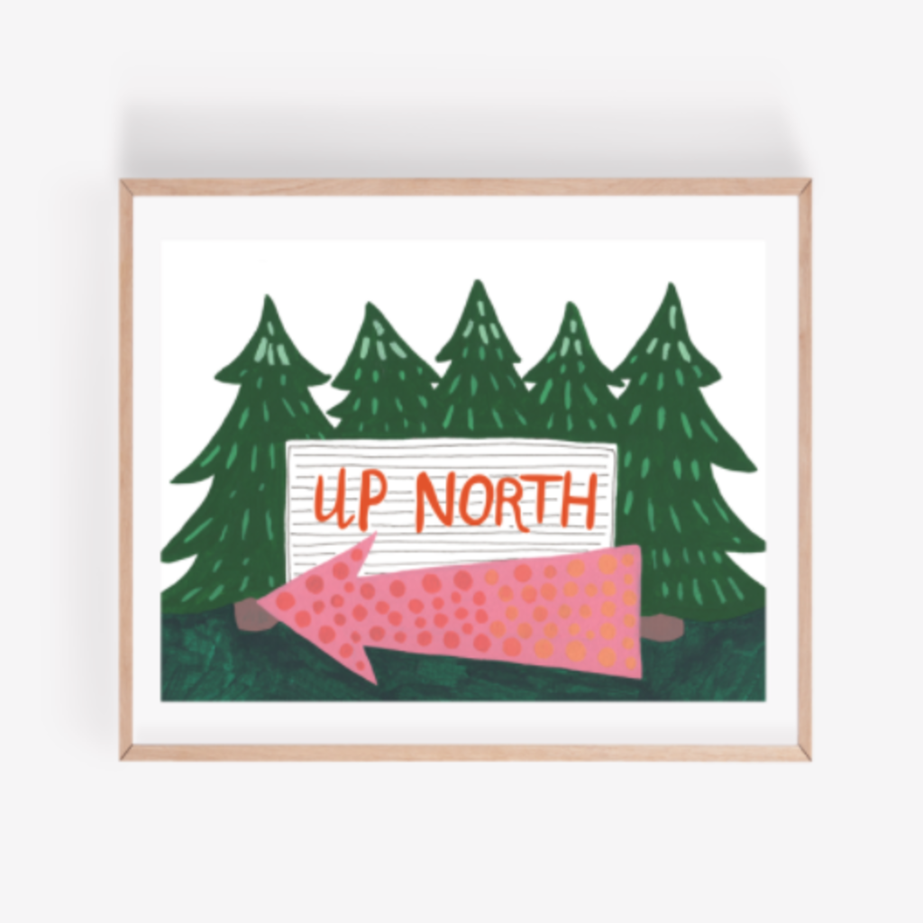 Persika Design Up North Print (8x10)