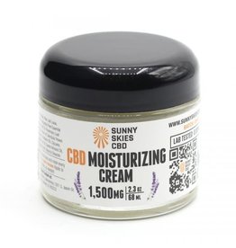 Sunny Skies CBD CBD Moisturizing Cream (2.3oz) - 1,500 mg