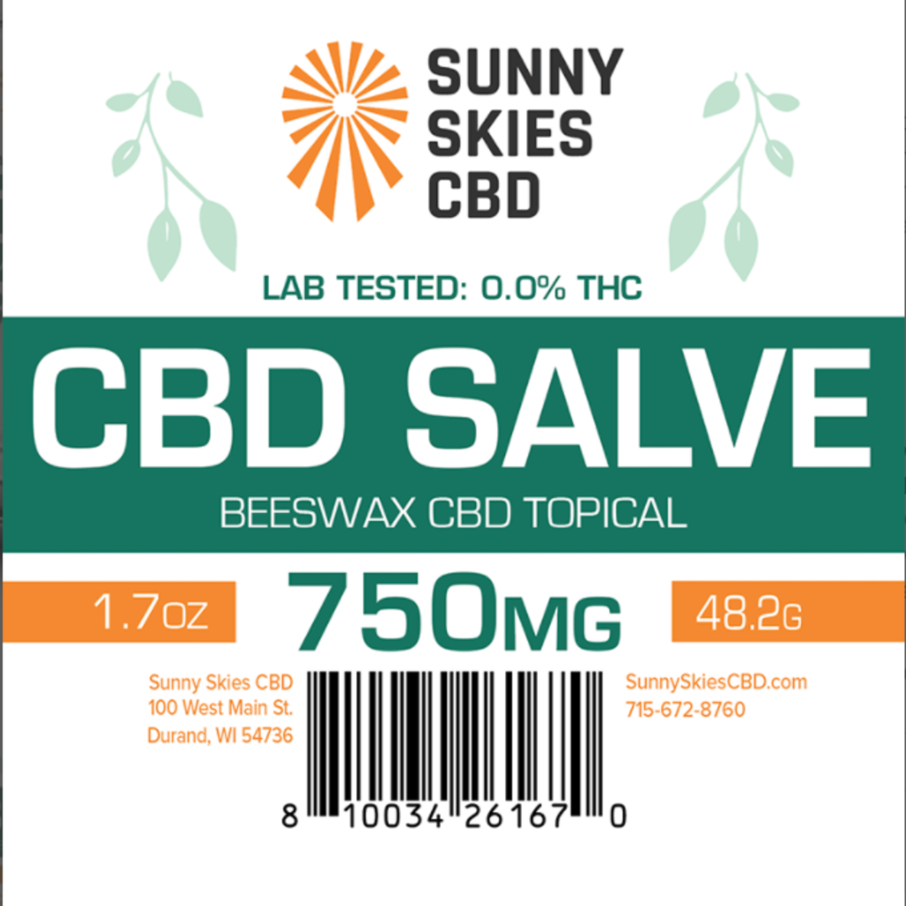 Sunny Skies CBD CBD Salve - 750 mg