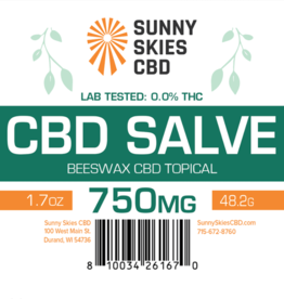 Sunny Skies CBD CBD Salve - 750 mg