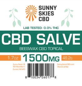 Sunny Skies CBD CBD Salve - 1,500 mg